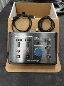 SSL 2+ USB Audio Interface – Solid State Logic (With Cables)