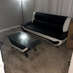 Veloce Designer Couch And Coffee Table Set