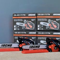 Brand new Echo ECHO 14 in. 25.0 cc Gas 2-Stroke X Series Top Handle Chainsaw.  Model CS-2511T-14