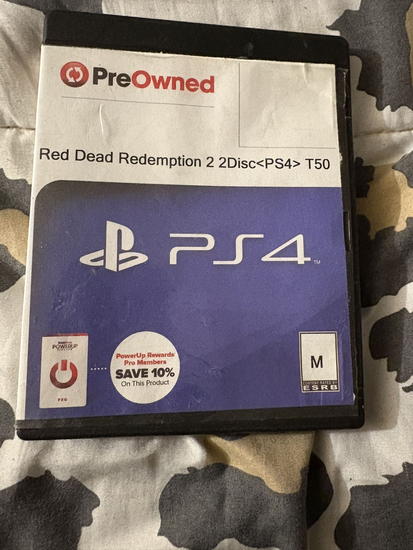 PS4 Red Dead Redemption 2