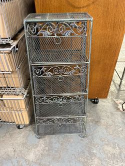 Small decorative metal shelves (in store)