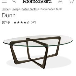 Room and Board coffee table