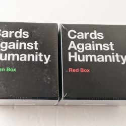 Cards Against Humanity Red Box And Green Box Sealed