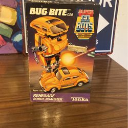 Vintage 1985 Rare Super Go Bots Bug Bite (Still In The Box)