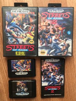 Streets of Rage 1 and 2 for Sega Genesis.