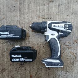 Makita Drill & Batteries.