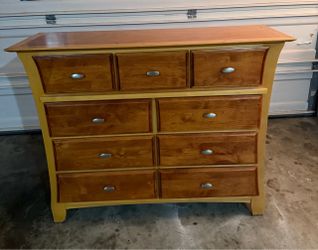 NINE DRAWERS DRESSER WITH SECRET COMPARTMENT