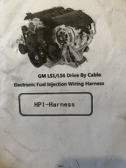 Ls Swap Stand Alone Harness Drive By Cable  Thumbnail