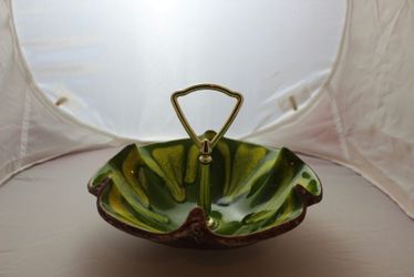 Art deco candy dish