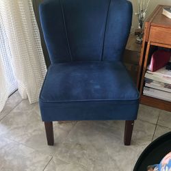 Blue Accent Chair. 