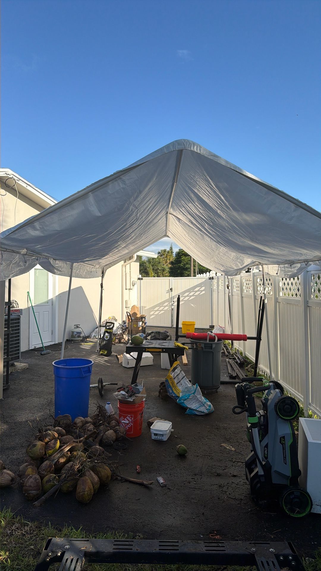 Harbor Freight Tent 10x17