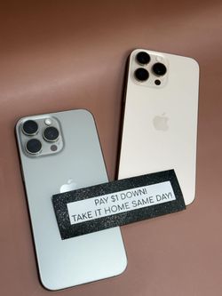 Apple iPhone 16 Pro Max - Pay $5 DOWN AVAILABLE - NO CREDIT NEEDED