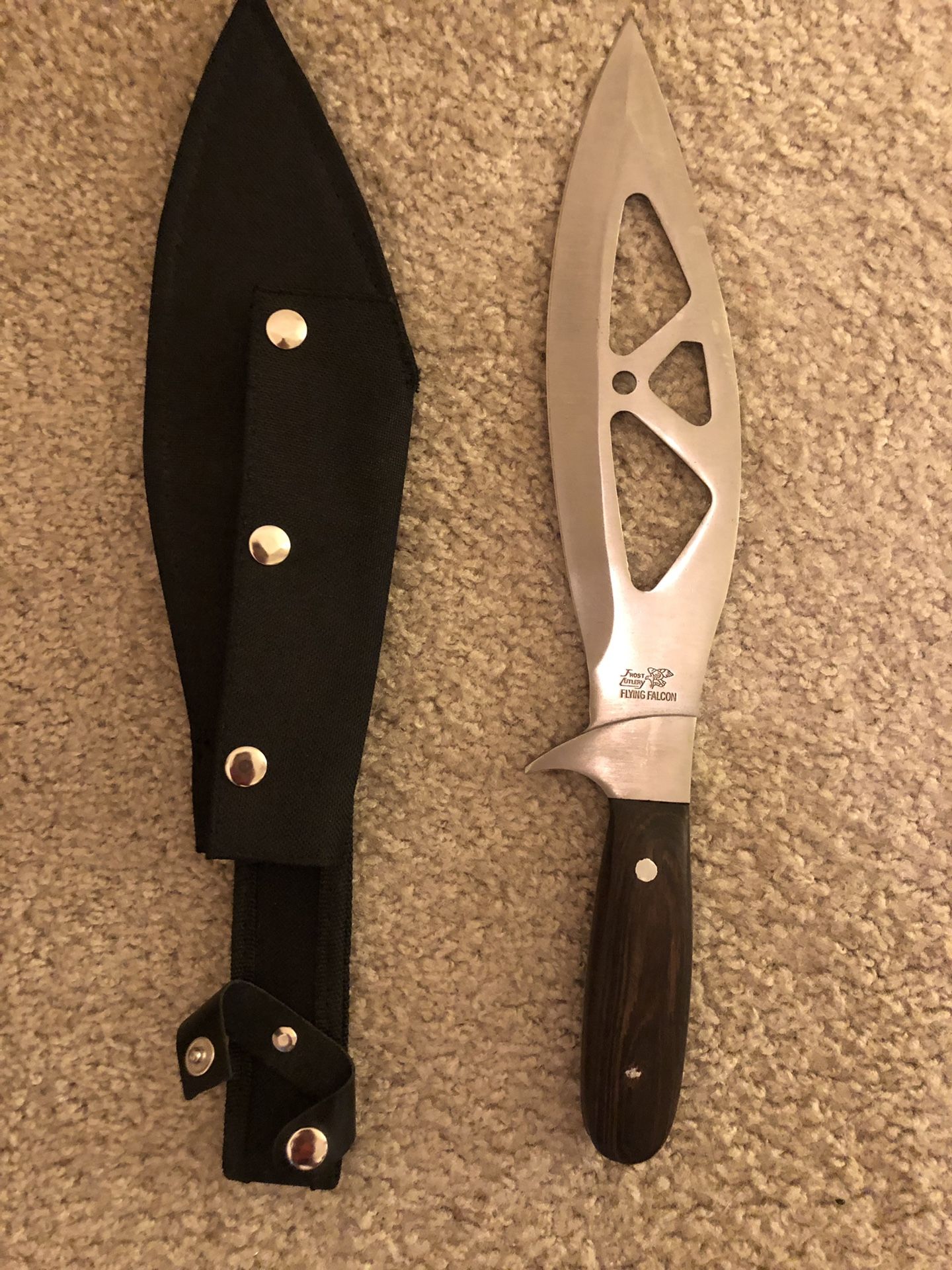 Frost Cutlery "Flying Falcon" Fixed Blade Side Knife