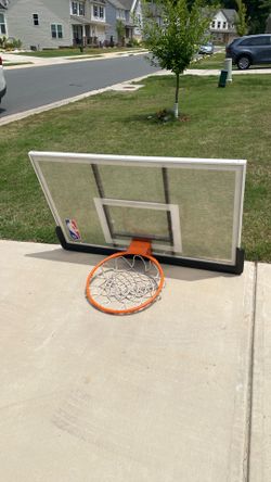 50” NBA backboard with Hoop