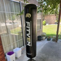 Punching Bag With Gloves 