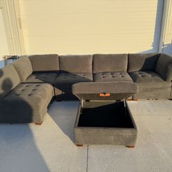 6 Piece modular sectional