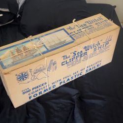 Vintage 1950s Clipper Ship Model NIB