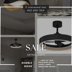 Artika Modern Led Lamps, Fans, And Wall Panels