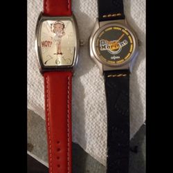 Two Vintage Watches Dr Martens And Betty Boop The Nurse Hot