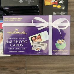 4 Packs Hallmark Photo Cards w/Envelopes (New)