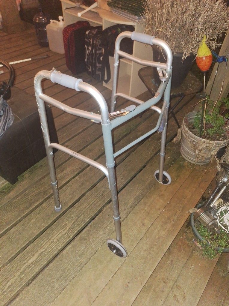 2 Button Folding Walker
