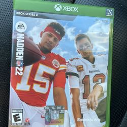 The New madden 2022 Xbox Series X