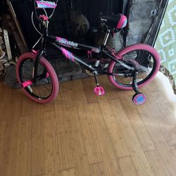 Little Girls Bicycle 18” With Training Wheels Like N