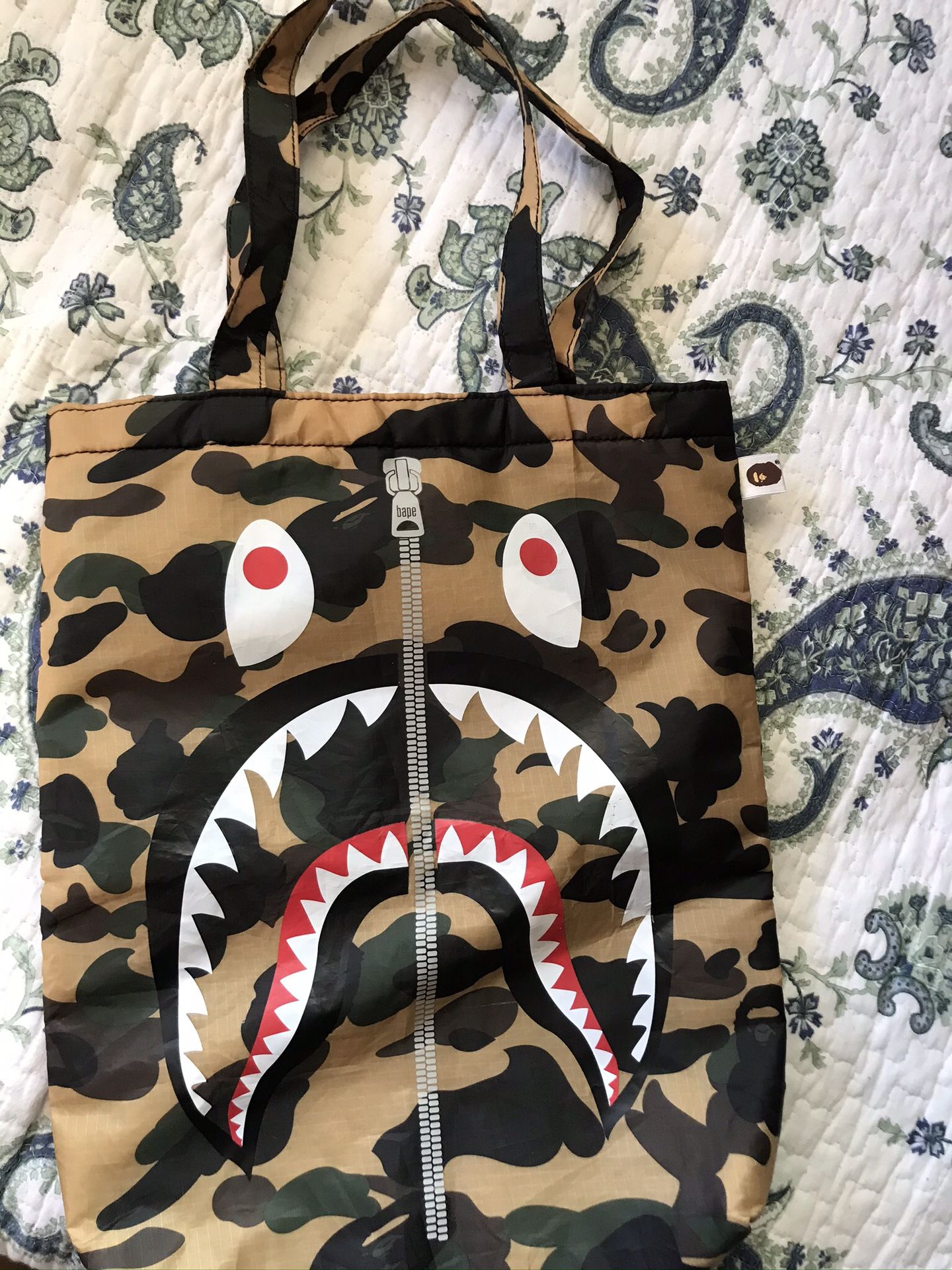 ABC Shark Bape Tote Bag