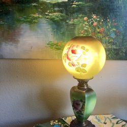Antique Hurricane Lamp 