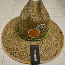 Hemlock Straw Hat - Orange
