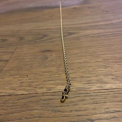 20 inch gold plated GLD chain