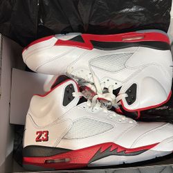 Fire Red 5s 