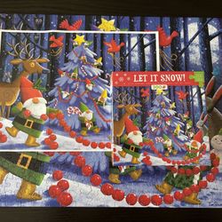 Puzzles 300pc Let It Snow Winter 