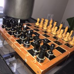 Antique Russian Soviet Chess Set 