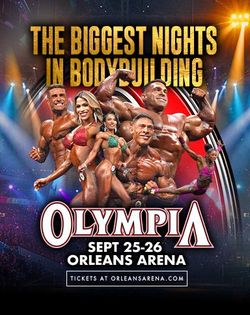 Olympia bodybuilding contest tickets Friday sep 25