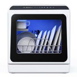 SIMZLIFE 16.5 in. Countertop Dishwasher in White