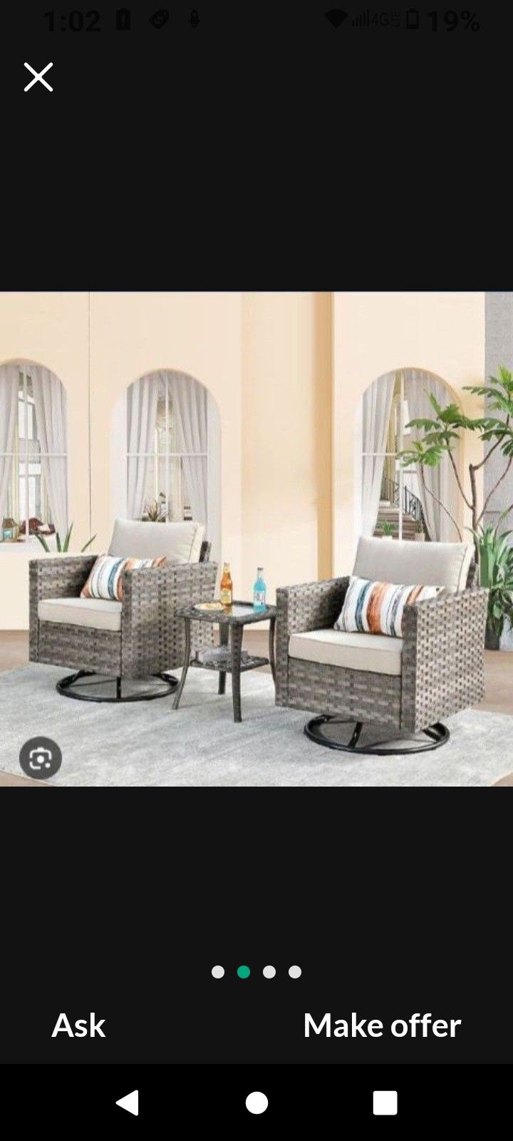 Patio Furniture Set Patio Rocking Chairs Patio Swivel Chairs Brand New ππΊππ