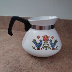 Antique Corning Ware Coffee Pot