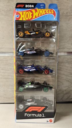 Hot Wheels F1 Formula 1 5 Cars Pack