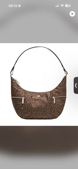 6L lululemon leopard sling bag with metal hardware