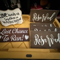 Wedding Signs