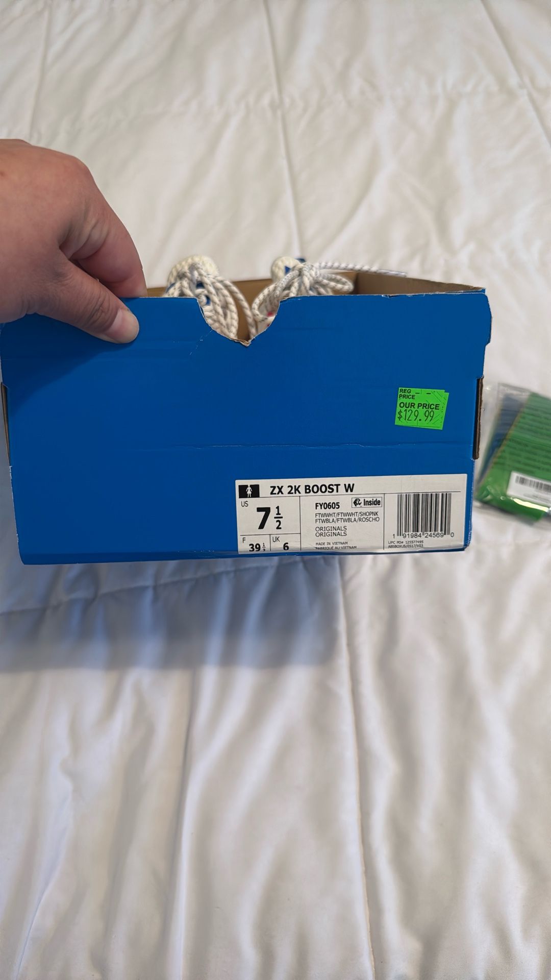 adidas ZX 2K Boost Women's Sneakers – Size 7.5 Stylish & Comfortable