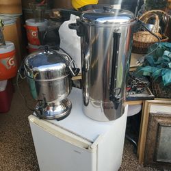 2, Coffe  Urns ,100 Cups Brand New, 36 Cups  On A Great  Shape  I ASK  $85.00 And $45.00 36 Cups 