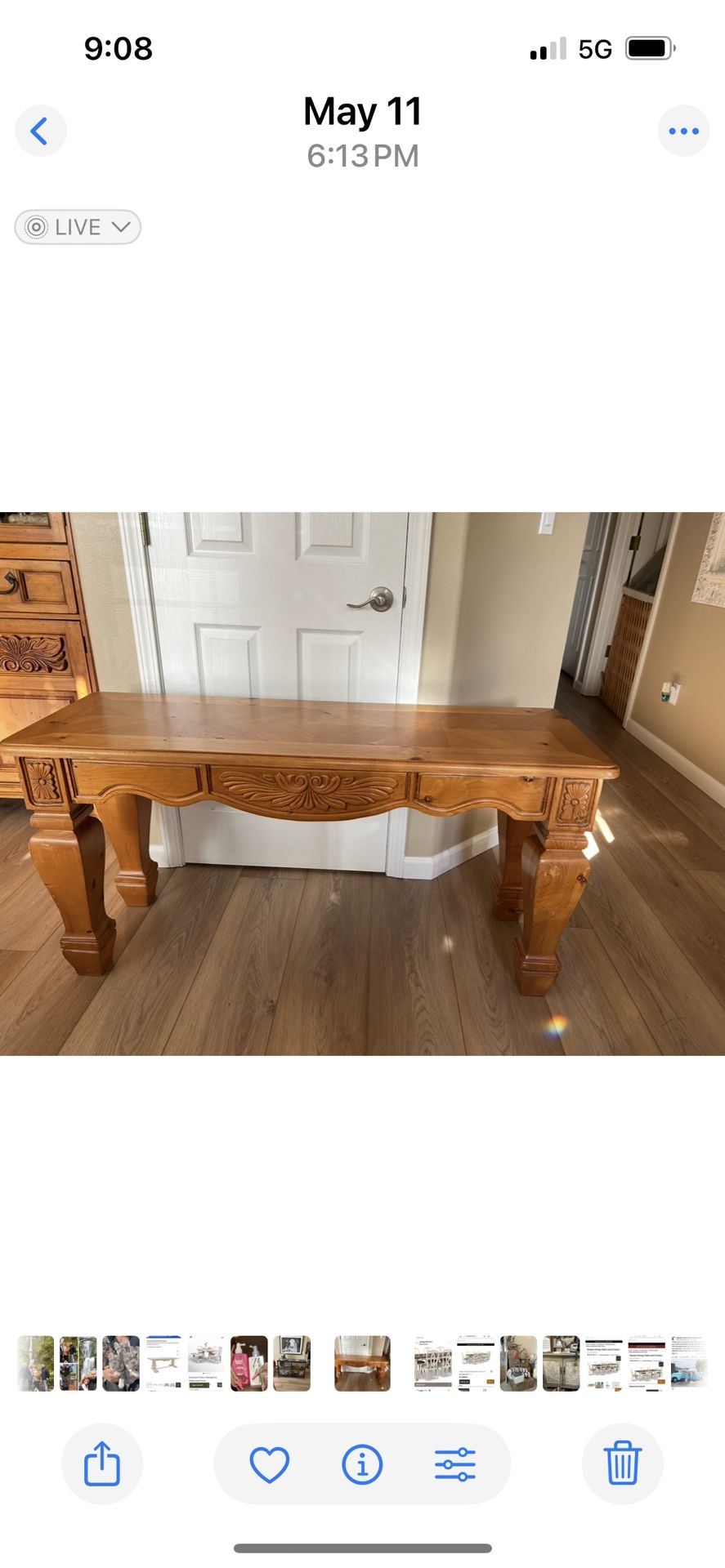 Sofa Console Table