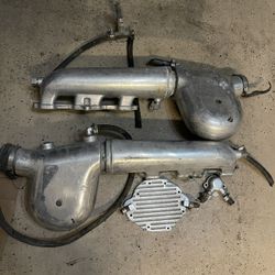 Glenwood  Olds 455 Jet Boat Exhaust, Snails Logs Risers