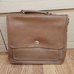 Leather messenger crossbody Bag ( briefcase )