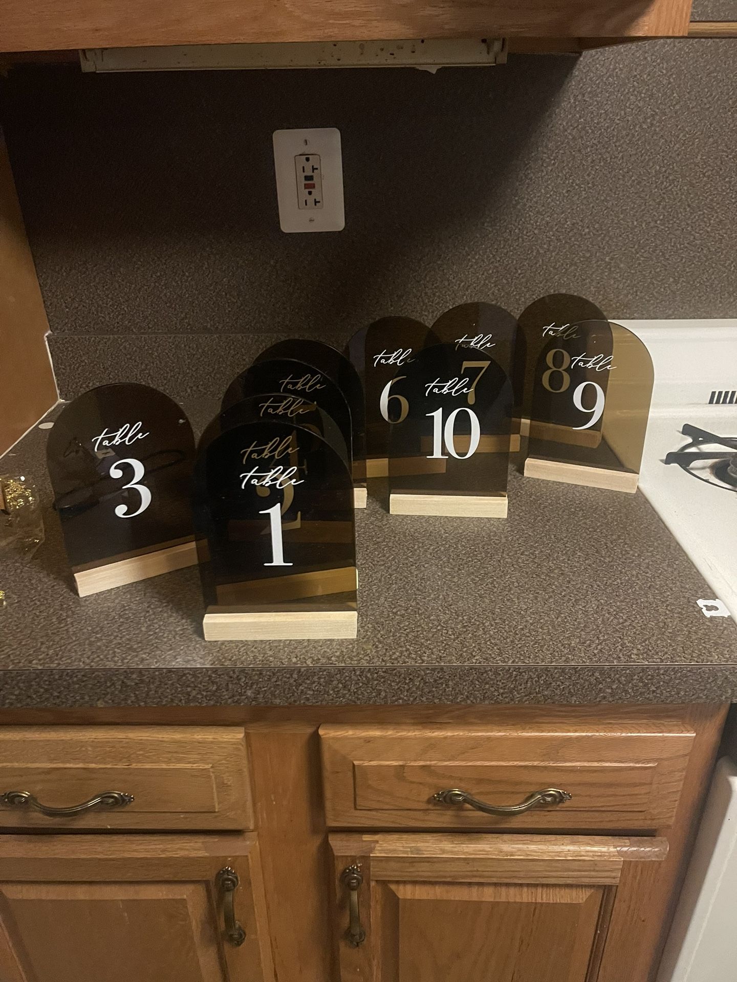 Table Numbers-Place cards