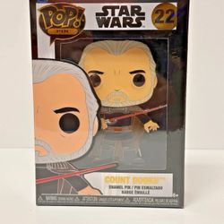 Funko POP  Star Wars Count Dooku Enamel Pin  No 22