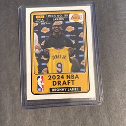 Bronny James Rookie 2024 NBA Draft #55