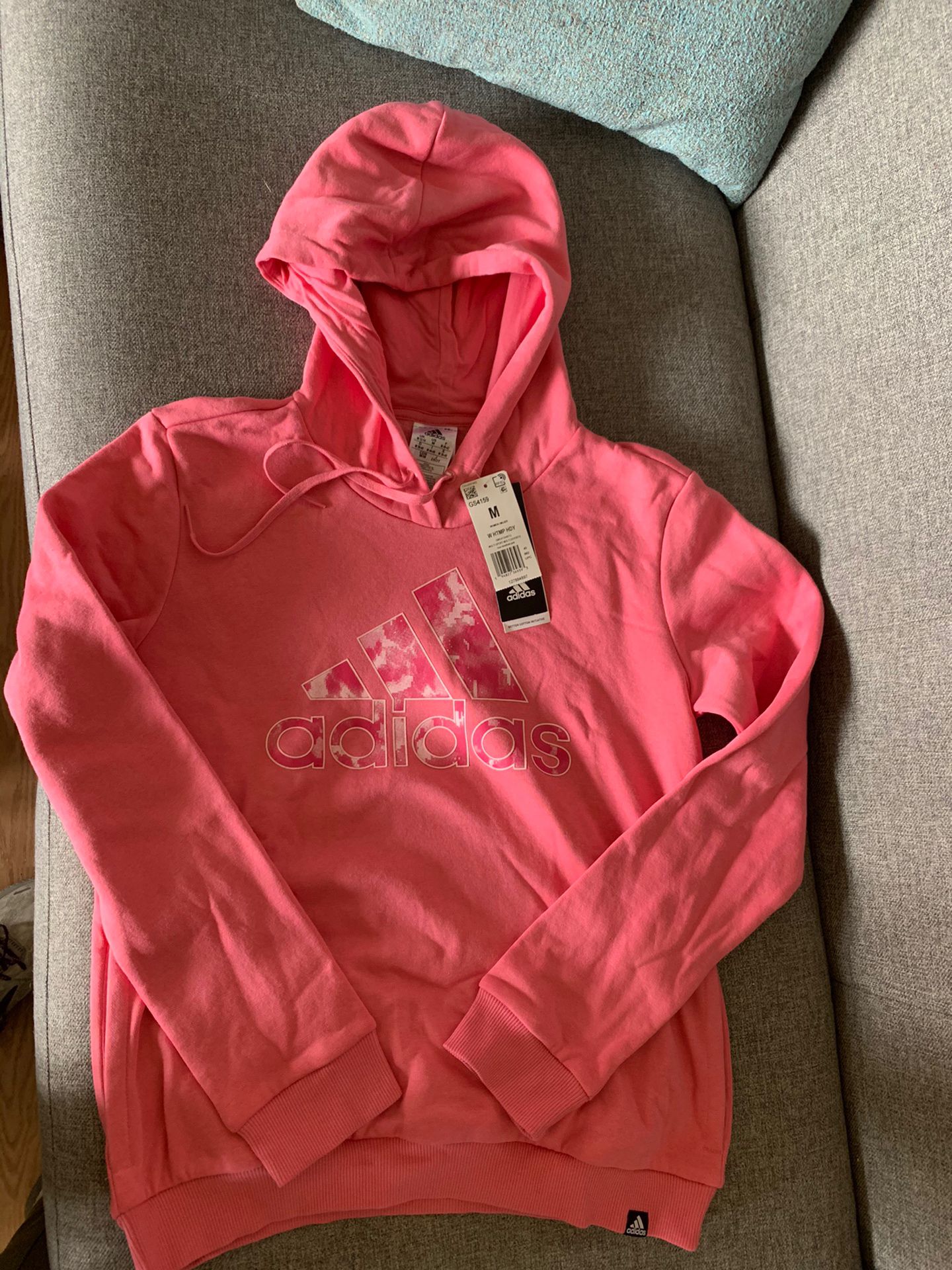 Noroeste calidad Cha Adidas Hoodie sweatshirt, Rose pink, New, Size M for Sale in Carol Stream,  IL - OfferUp